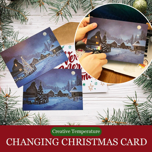 Creative Temperature Changing Christmas Card