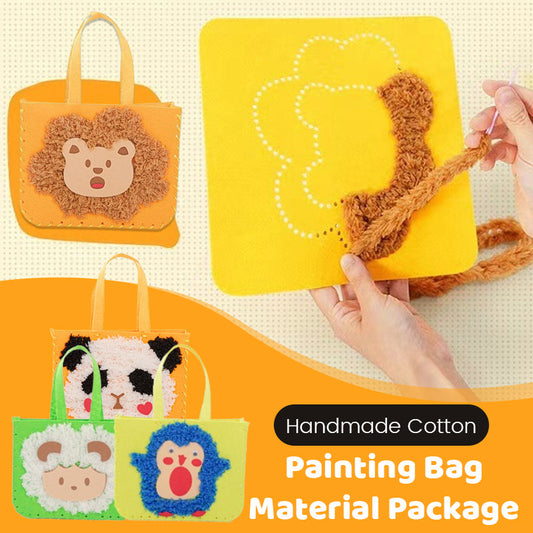 Handmade Cotton Painting Bag Material Package