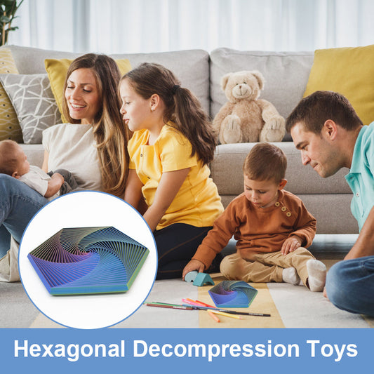 Hexagonal Decompression Toys