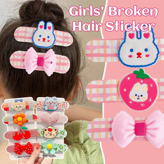 Girls' Broken Hair Sticker