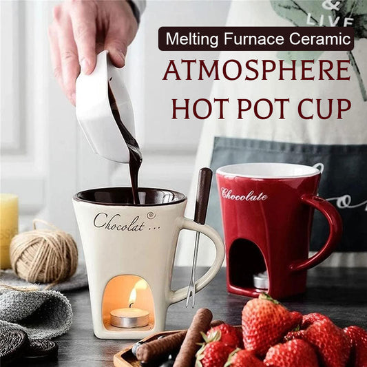 Melting Furnace Ceramic Atmosphere Hot Pot Cup