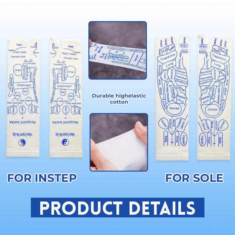 Acupoint Map Foot Massage Socks