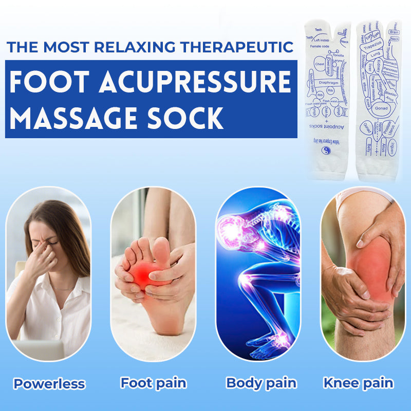 Acupoint Map Foot Massage Socks